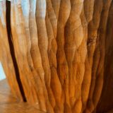 Raw solid teak cut