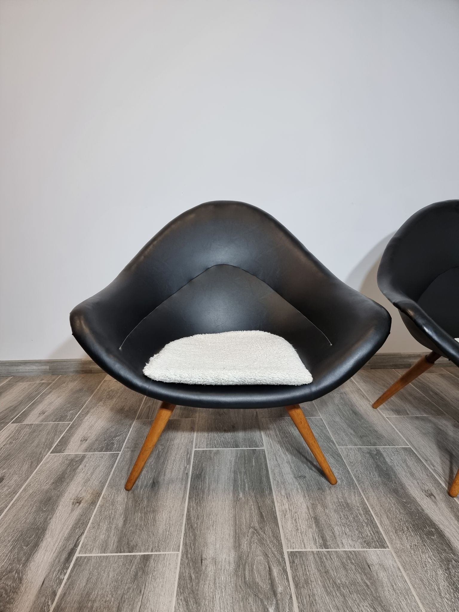 Pair of Brussels expo armchairs