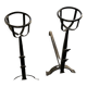 Pair of 18th century wrought iron andirons