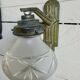 Art Deco wall lamp in metal and glass
