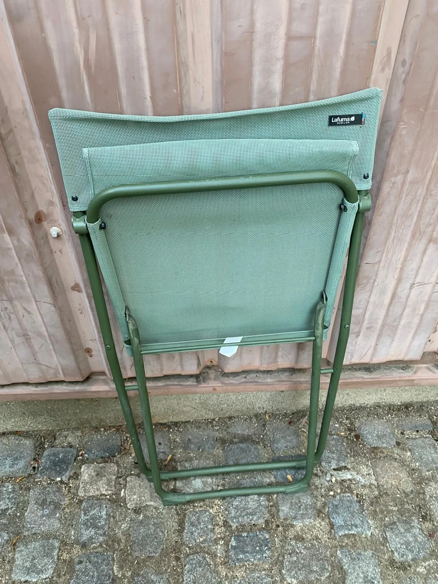 Chaise pliante de balcon LAFUMA Mobilier – Vert sauge