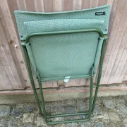 Chaise pliante de balcon LAFUMA Mobilier – Vert sauge