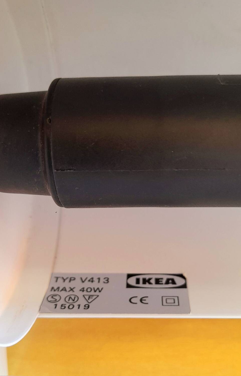 Reading light, Ikea V 413, 1980s.
