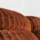 Vintage Italian 3 seater sofa velvet 1970s