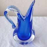 Murano blue vase