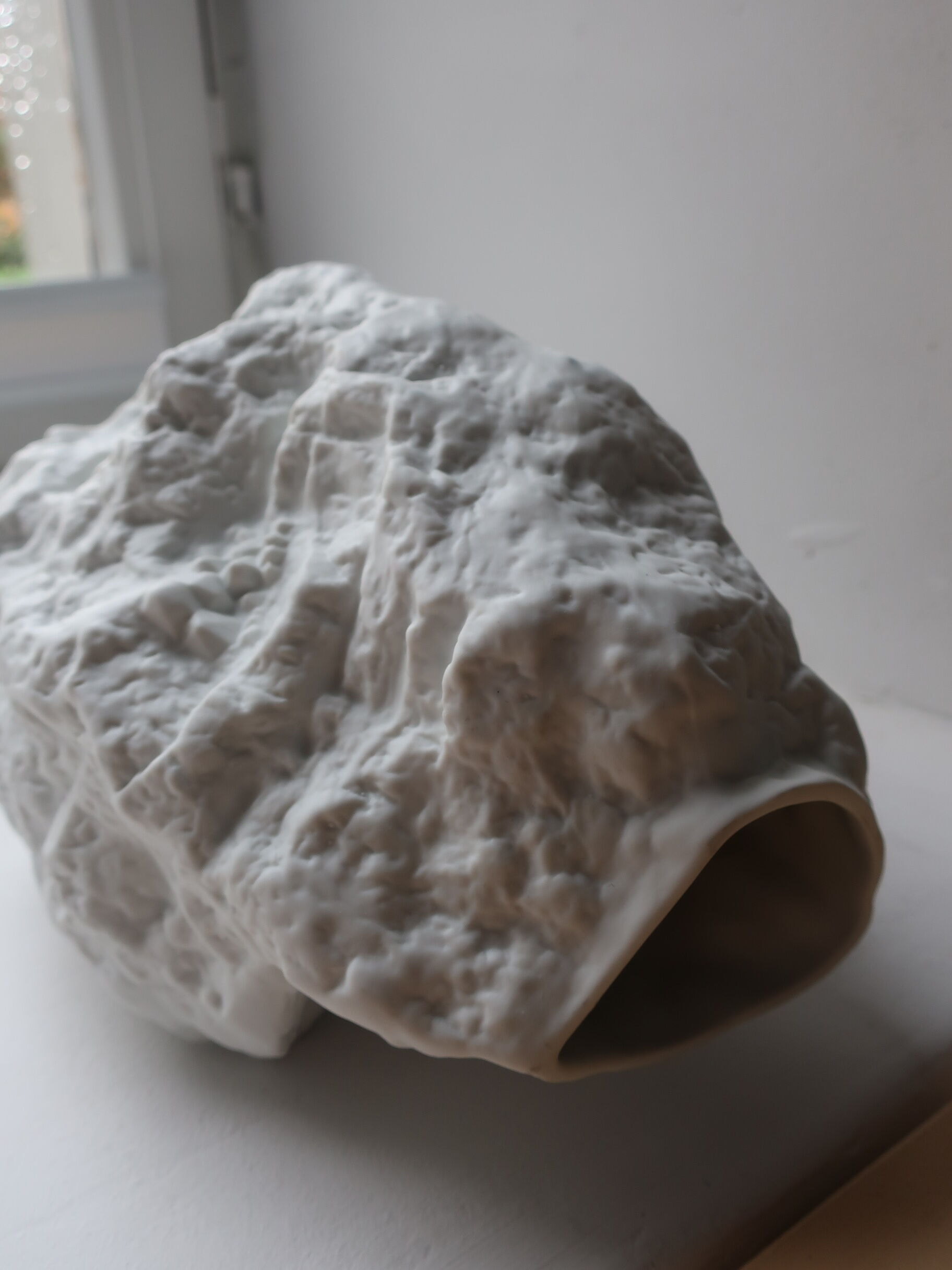 Vintage 80s brutalist vase