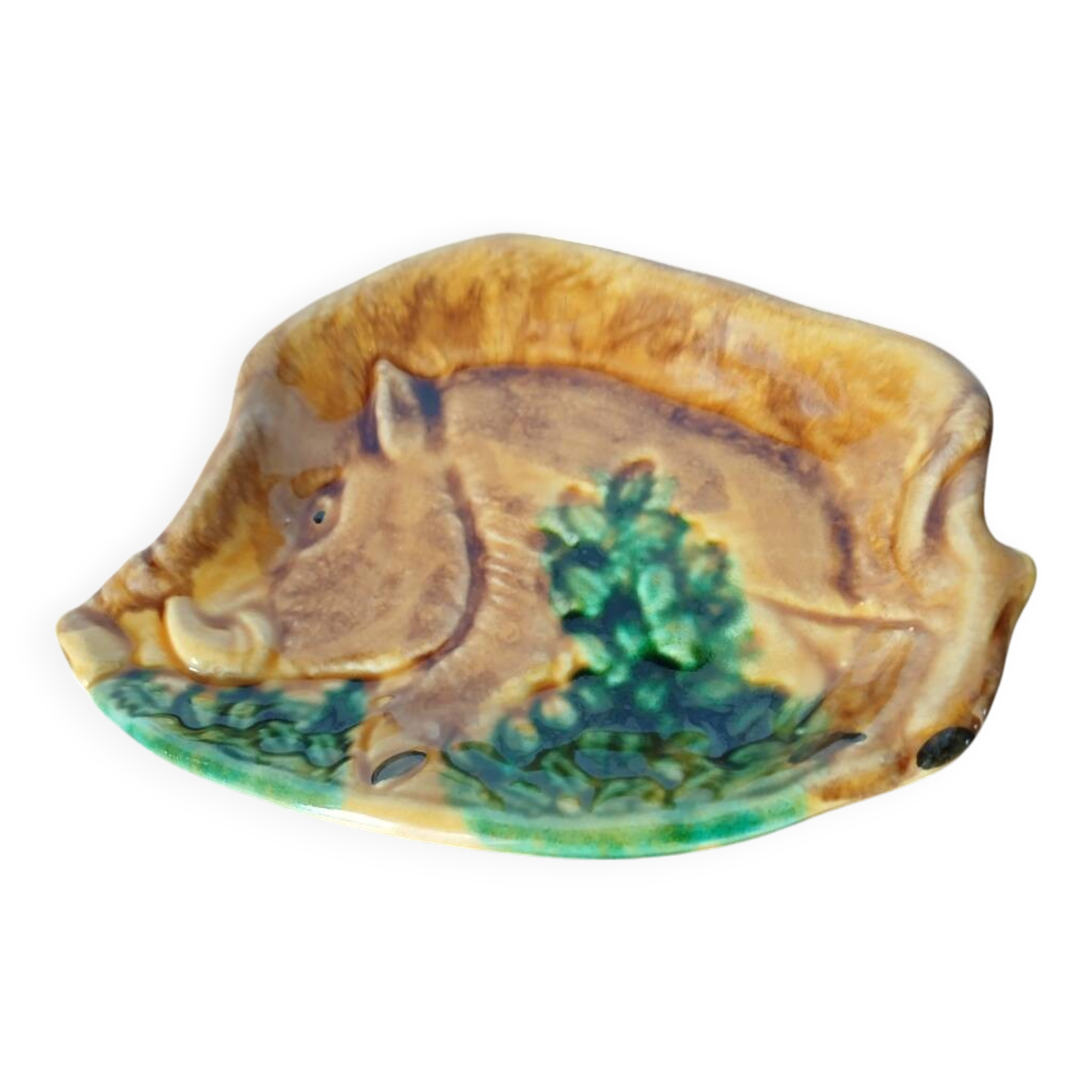 Vallauris pocket emptier in the shape of a wild boar