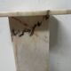 Veined marble presentation column, 20th century.