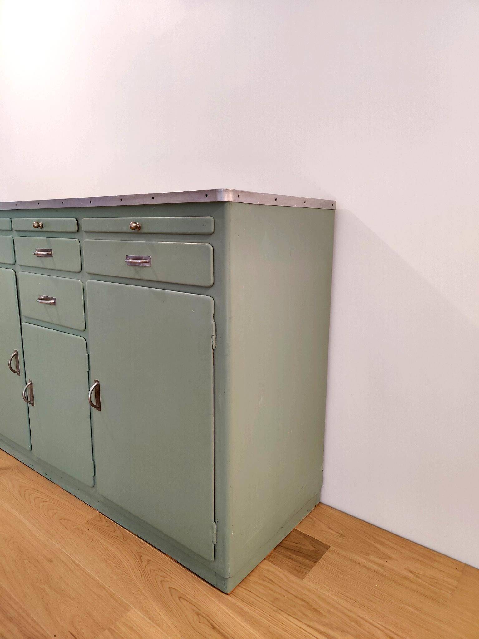 Vintage mado green style sideboard
