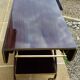 Chic serving table on wheels from the 60s with brass decorations and two shelves.