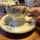 Antique tea service Céranord by Amand – 20 cups and saucers – perfect