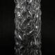 Pieniek vase, grey glass, Huta Hortensja, Poland, 1970s