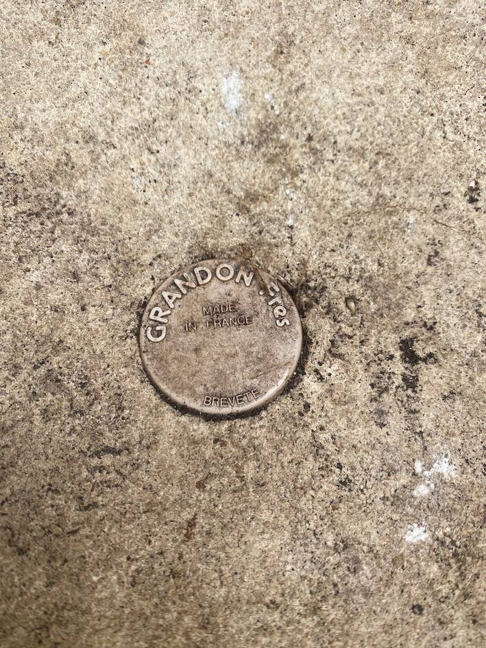 Stone sink 1960