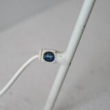 Vintage tripod floor lamp in white metal