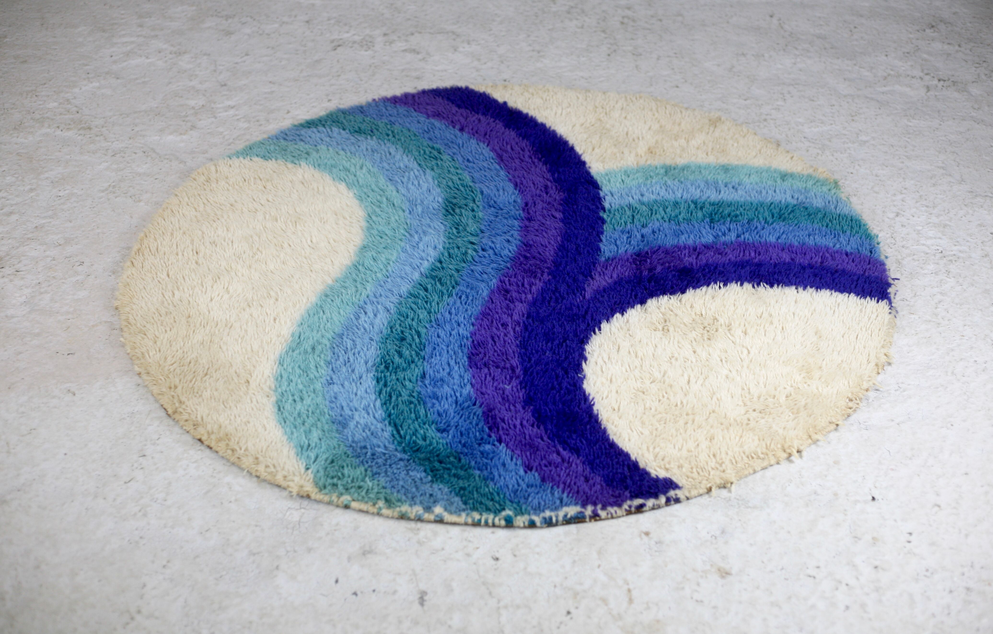Carpet "Rainbow", Edition Desso, wool, circa 1970