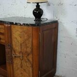 Rare art deco bedside table with chamber pot