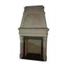 White clamart fireplace