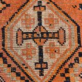 3x13 Faded Orange Vintage Runner Rug, 87x383Cm SK 23482