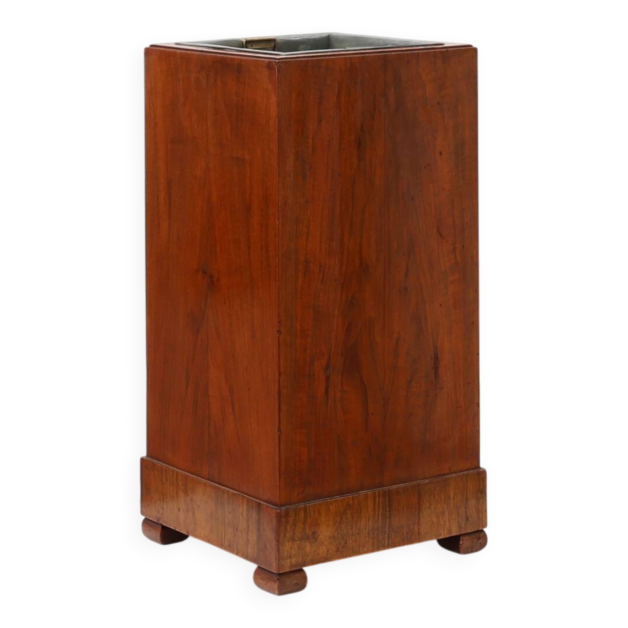 Art Deco wooden umbrella stand, Italy 1920s