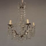 Chandelier pendants and garlands to 6 lights around 1900