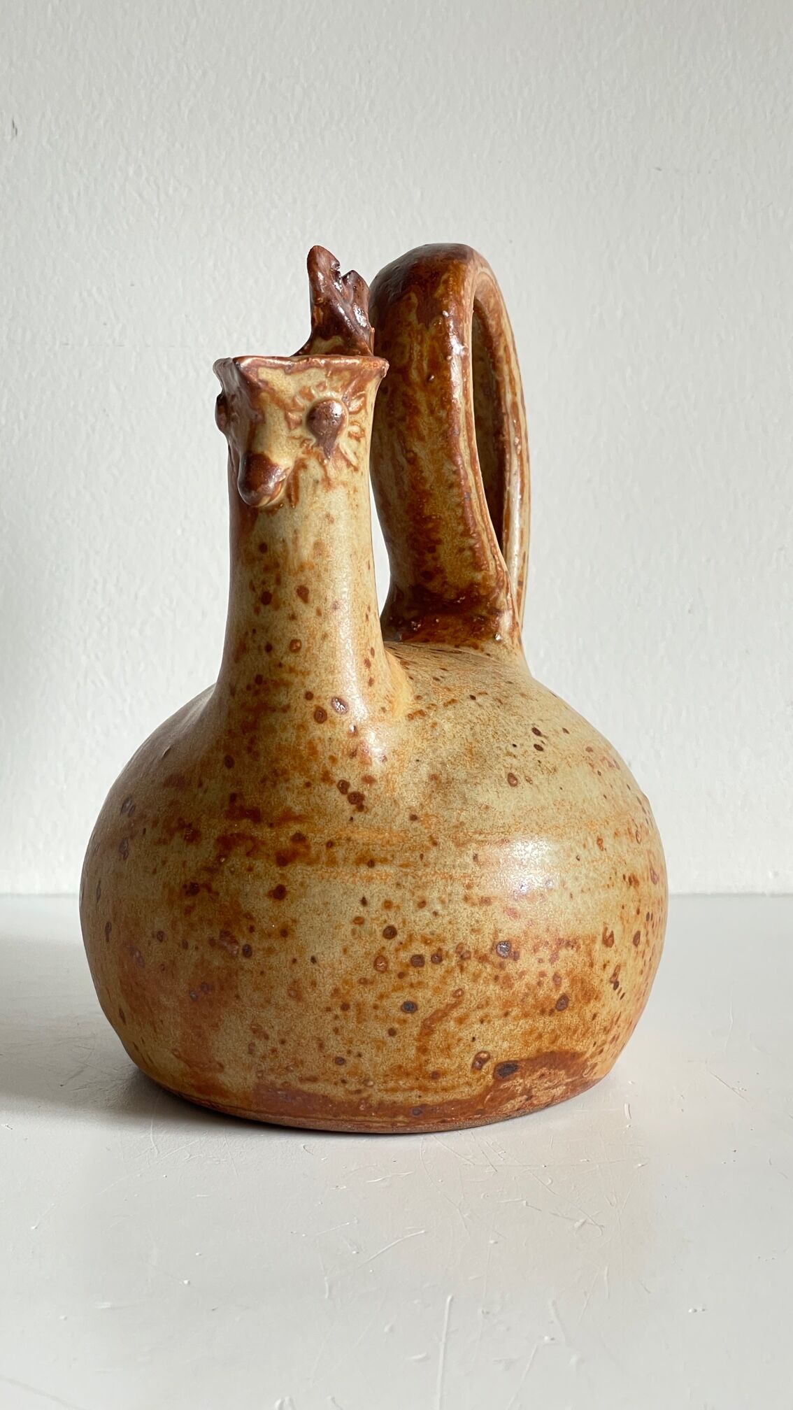 Ceramic Zoomorphic Rooster shape Vintage