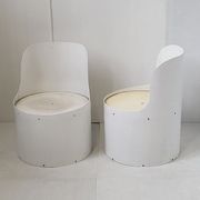 Paire de fauteuils Tomotom Bernard Holdaway 1970 space age