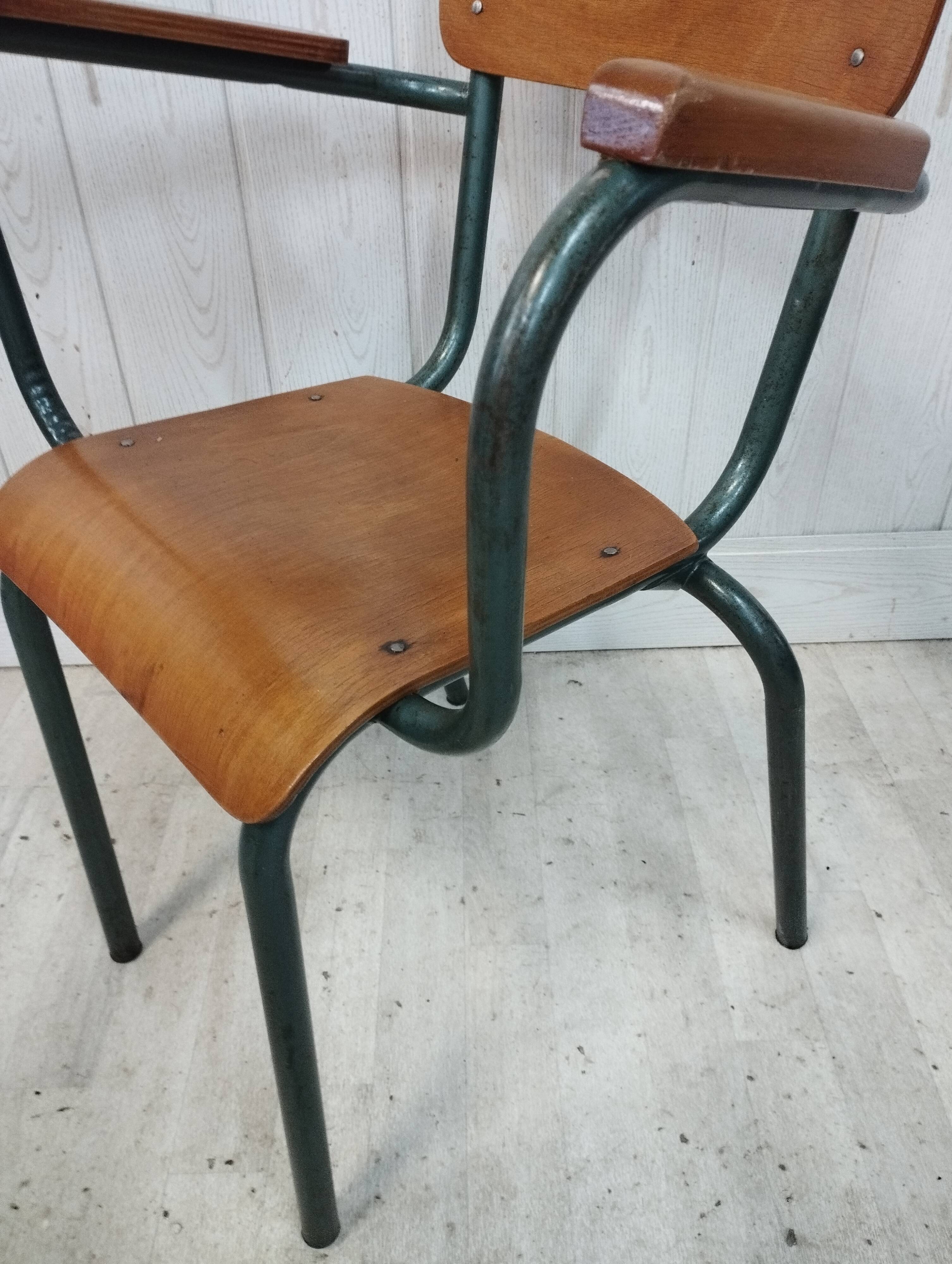 Old adult school chair