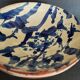 20th century glazed terracotta salad bowl