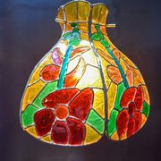 Lampe suspension pate de verre