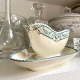 Saucière Salins en terre de fer, service "Directoire"