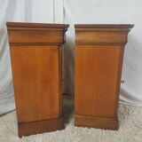 Louis Philippe style pair of nightstand