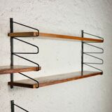 Set of modular shelves String style