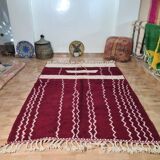 Handmade wool Berber rug 250 X 150 CM