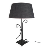 Lampe volutes en fer forgé