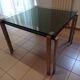 Set of 2 Jean Nouvel designer tables – Model 1=2 (Transparent & black glass)