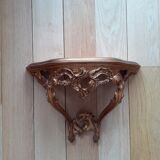 Gold console wall shelf