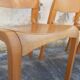 Serie de 4 chaises design années 80