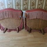 Pair of toad armchairs