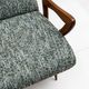 Pair of Italian Mid-Century Modern Armchairs with Sculptural Wooden Arms