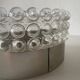 Round bubble glass wall lamp or flush mount by Limburg, 1960s, Germany