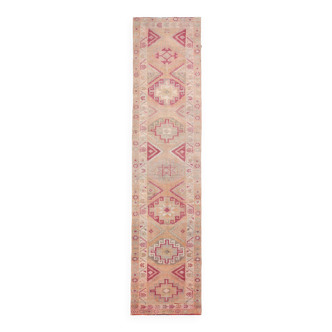 Tapis pour cuisine 3x12, rouge pâle, rose, turc, Vintage, 85x367Cm