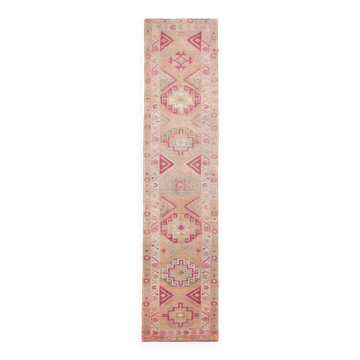 Tapis pour cuisine 3x12, rouge pâle, rose, turc, Vintage, 85x367Cm