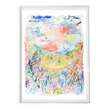 Original work "Dawn in the garden"