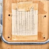 Vintage Leather Chair with Chrome Legs, 1970s, Czechoslovakia