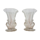 Pair of vases molded Crystal