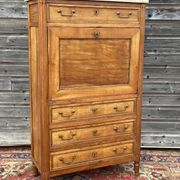 Louis XVI period secretary in 18th century cherry