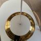 brass and porcelain pendant light - Sweden 60s/70s