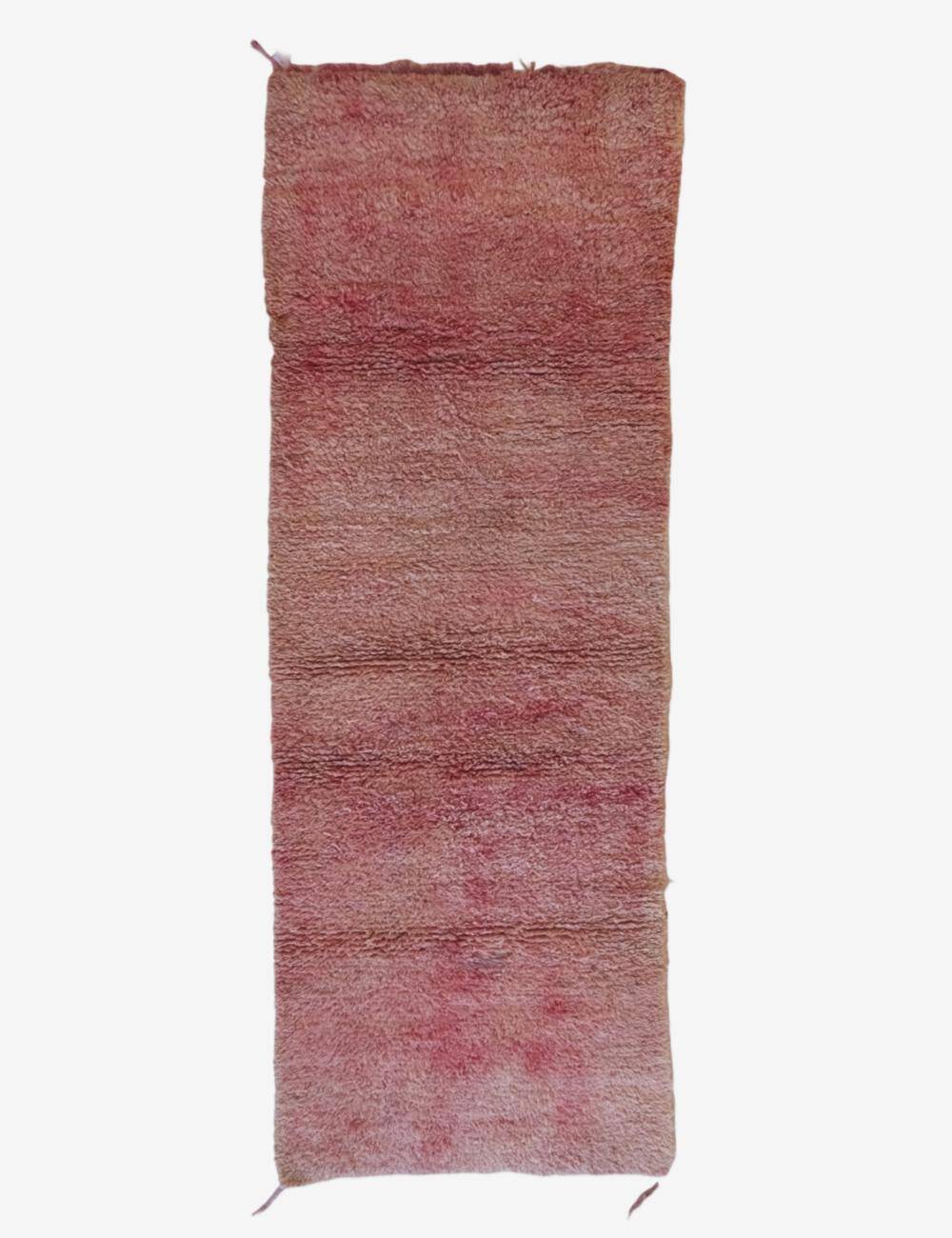 Pink Runner Rug - 313 x 110 cm