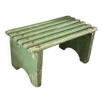 Petit banc en bois Wabi Sabi