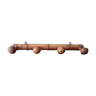 Porte-manteau en bois années 40/50